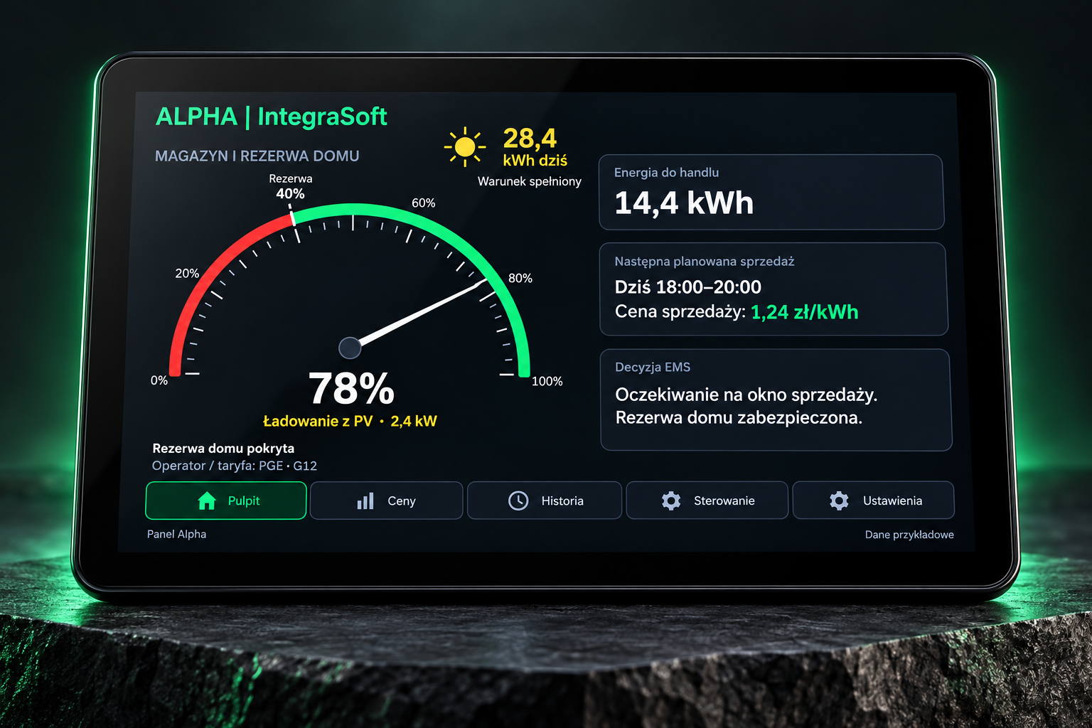 Alpha Panel 7″ — platforma sprzętowa Waveshare